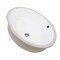 Nantucket Sinks Oval Undermount Ceramic Sink In White UM-16CW - alternate 8